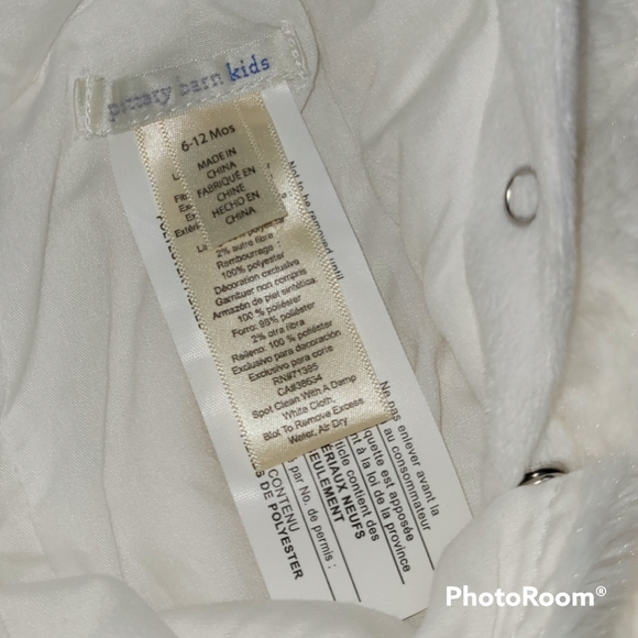 Pottery Barn Kids Unicorn 6-12M Snowsuit Costume - Picture 5 of 7